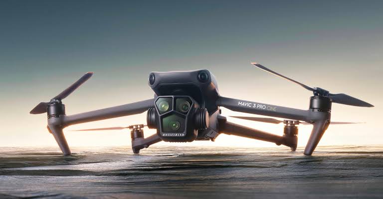 DJI Mavic 3 Pro Cine Drone with Hasselblad Triple Camera System